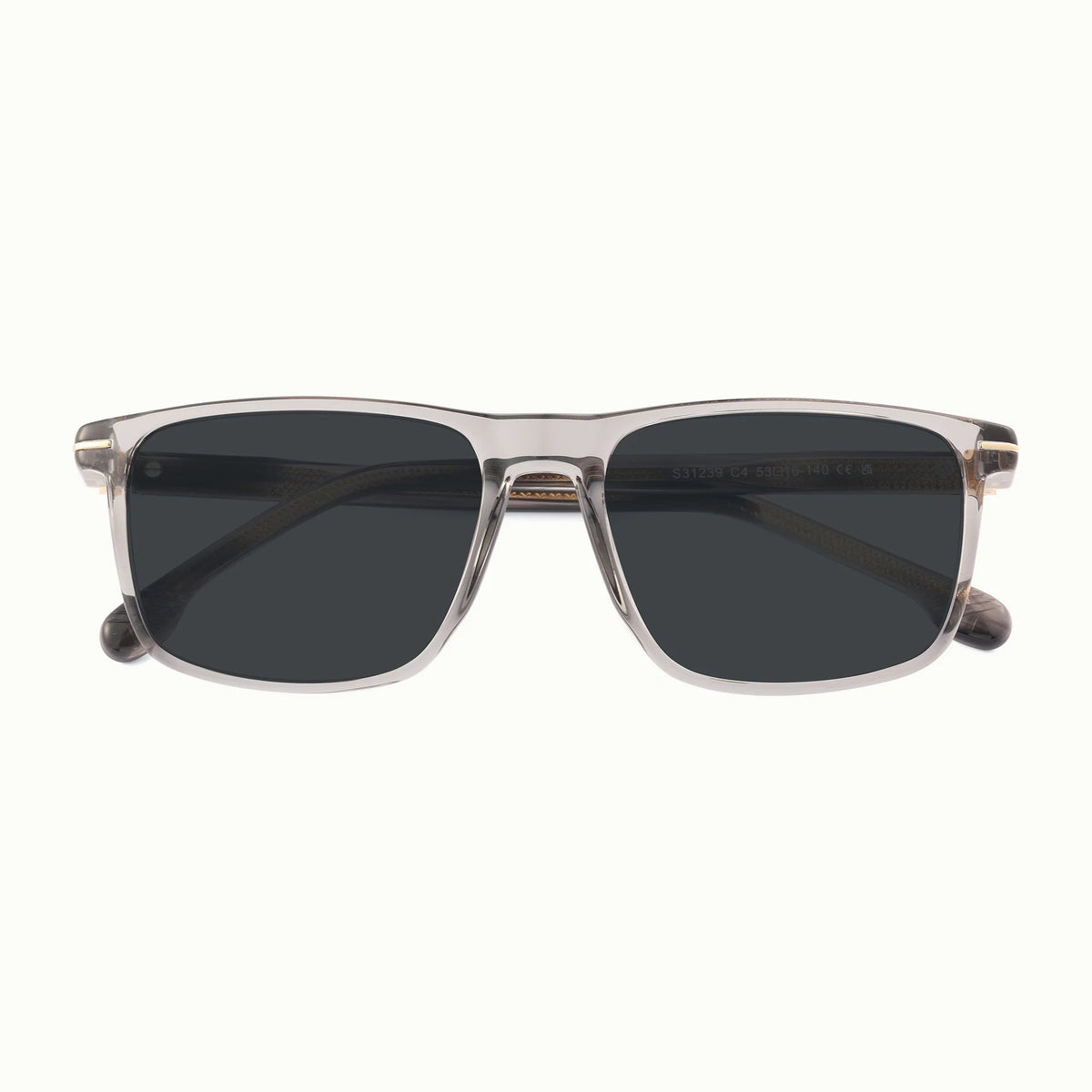 Slate Rectangular Sunglasses